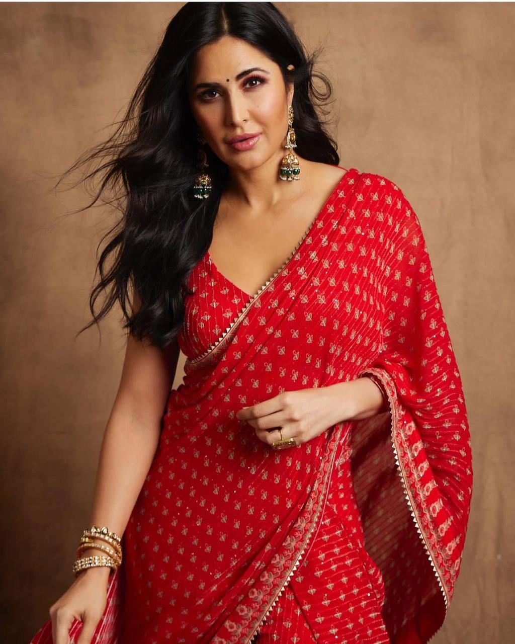 Katrina 1 Bollywood Crochet Party Wear Wholesale Designer Sarees